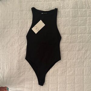 Zara Classic Black Bodysuit